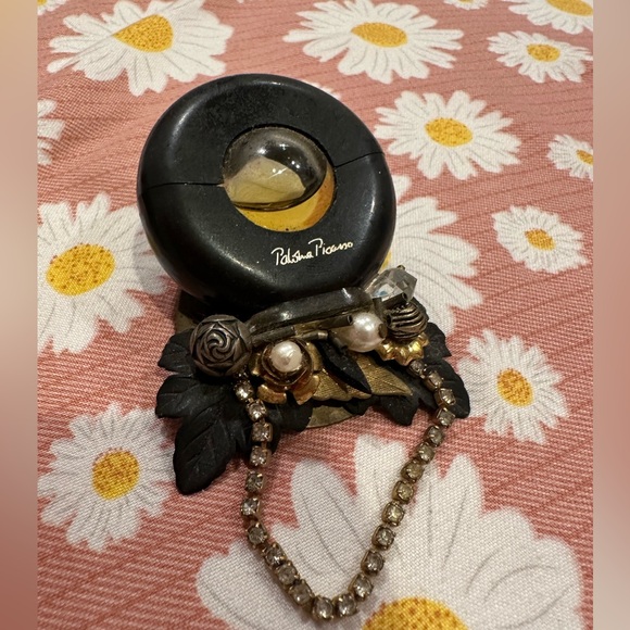 One of a Kind hand crafted Paloma Picasso mini perfume brooche - Picture 13 of 16